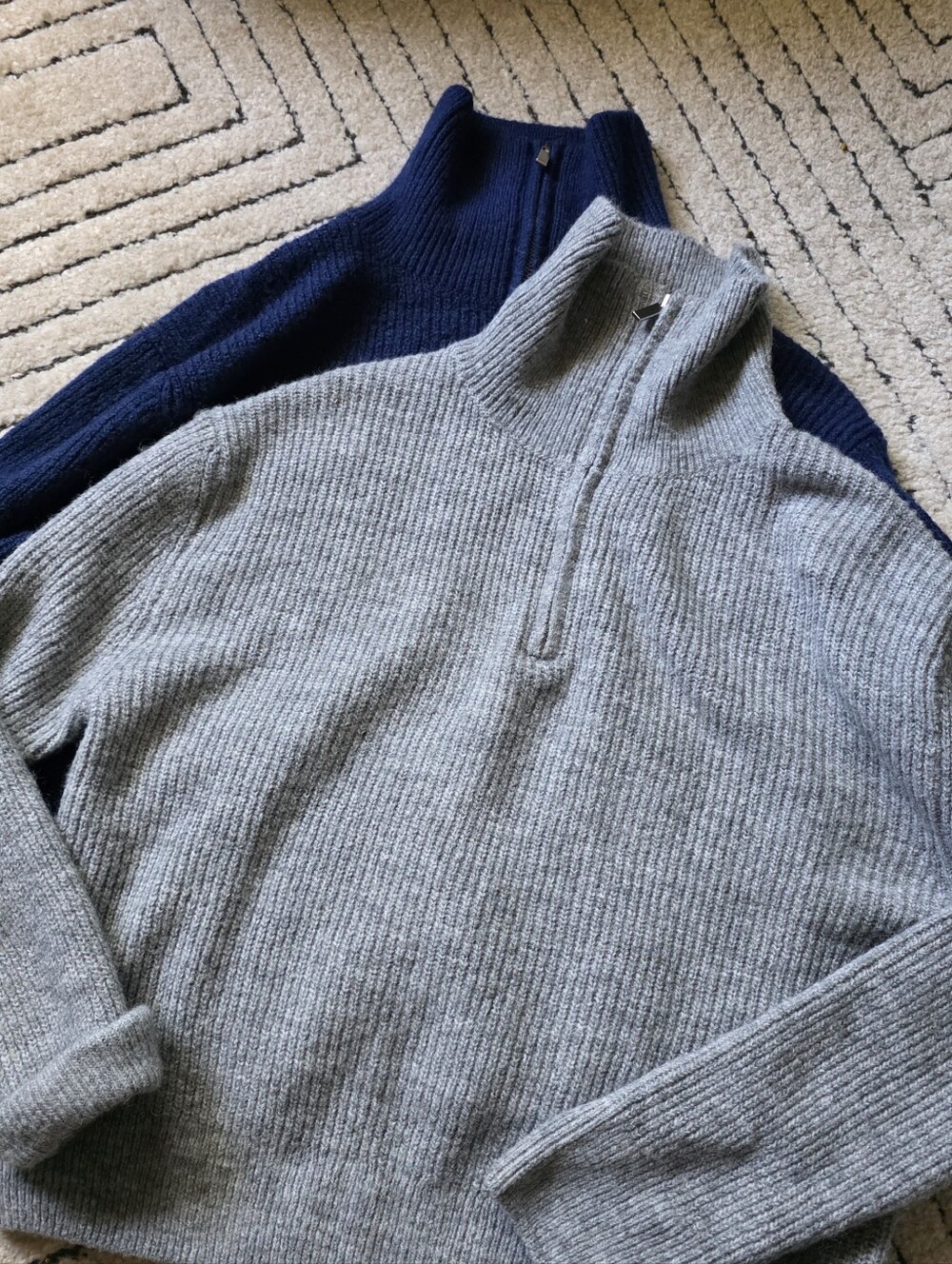 (2) H&M ¾ Zip Sweaters